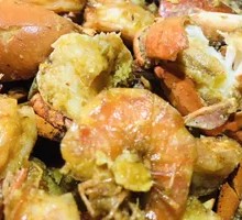 Salted Egg Baked Crab