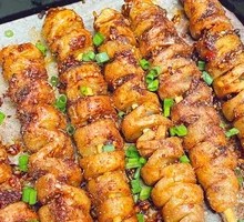 Grilled Wheat Gluten Noodles