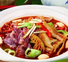 Spicy and Sour Beef Offal