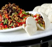 Lotus Leaf Chicken with Millet