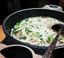 Meatball Egg Soup with Fresh Vegetables