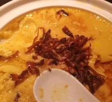 Bamboo Shoot and Egg Custard Steamed