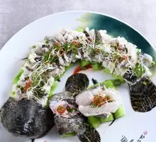 Steamed Stone Bass with Ancient Method