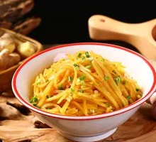 Crab Roe Potato Strips