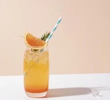 Fresh Orange Yogurt Drink