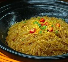 Dry-Scraped Crab Roe Vermicelli