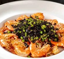 Braised Shrimp with Preserved Vegetable