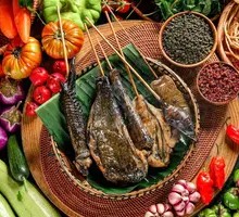 Charcoal-Grilled Black Chicken