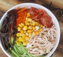 Chicken Strips Buckwheat Noodles