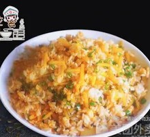 Fresh Meat and Potato Stir-Fried Rice