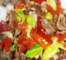 Pickled Pepper Pork Rice Bowl