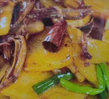 Mixed Mushroom Stir-fried Rice Cake
