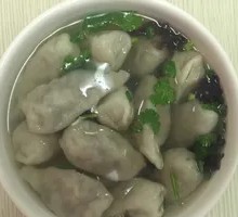 Pork and Shrimp Three-Fill Dumplings in Clear Soup