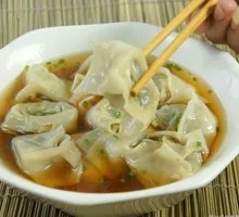 Shanghai-style Wontons