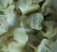 Pork and scallion dumplings