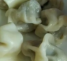 Chinese cabbage and pork dumplings