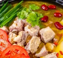 Wild Yam and Preserved Pork Belly Stew