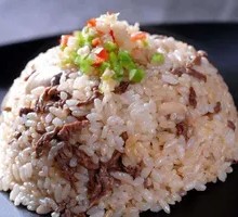 Dried Beef and Bitter Herb Fried Rice