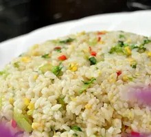 Bitter Greens Egg Fried Rice