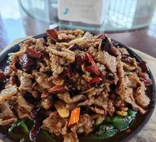 Grilled Beef on Iron Plate
