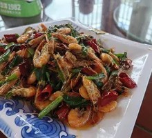 Stir-fried Leek with Shrimp Paste