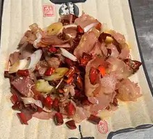 Green Pepper Stir-fried with Ham
