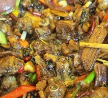 Wild Mushroom Firewood Chicken