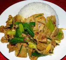 Spicy Pork Fried Rice Bowl