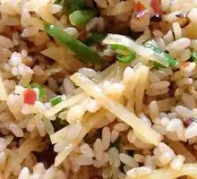 Ham and Potato Fried Rice