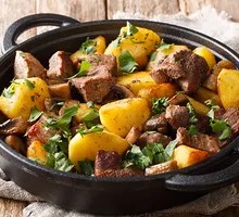 Spicy Potatoes with Beef