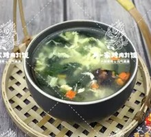 Seaweed and Egg Drop Soup