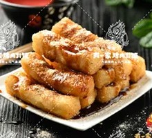 Crispy Glutinous Rice Cake with Brown Sugar
