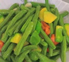 Stir-Fried String Beans with Snake Gourd