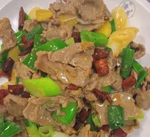 Scallion and Ginger Pork Slices