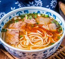 Scallion Beef Noodles