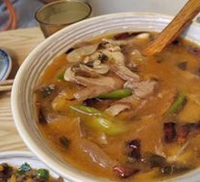 Sour Cabbage Wild Mushroom Soup