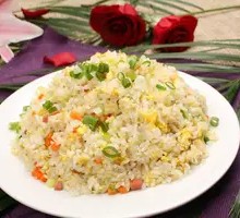 Fresh Meat and Potato Stir-Fried Rice