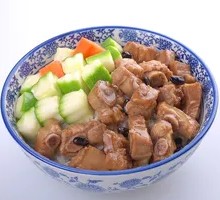 Stoneware Pork Rib Rice Soup