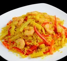 Curry Shrimp Fried Rice