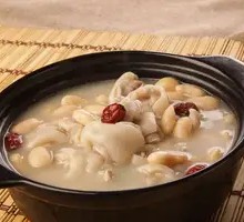 White Kidney Bean and Ham Stew