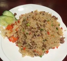 Spicy Beef Fried Rice with Chili