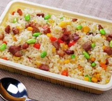 Bacon and Ham Fried Rice