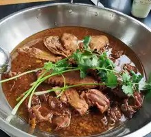Duck Heads, Wings, Feet, Meat, and Gizzards
