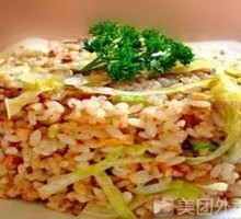 Fresh Meat and Potato Stir-Fried Rice