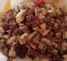 Celery Beef Rice Bowl