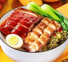 Pork Ear and Meat Roll Rice
