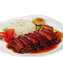 Preserved Vegetable Braised Pork Rice Bowl