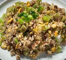 Bitter Herb and Beef Fried Rice