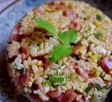 Green Pepper and Sausage Fried Rice