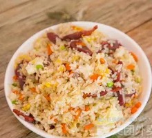 Green Pepper and Ham Fried Rice